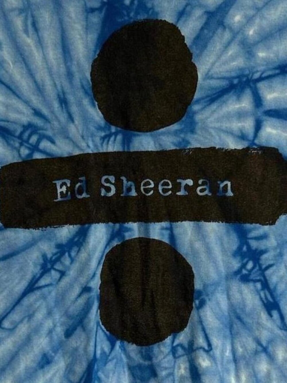 Ed Sheeran Divide Tour Merch Color Dye